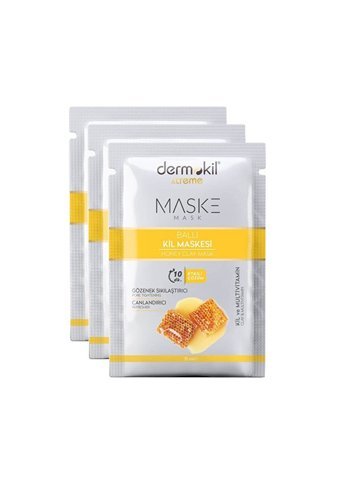 Dermokil Ballı Killi Jel Yüz Maskesi 3x15 ml