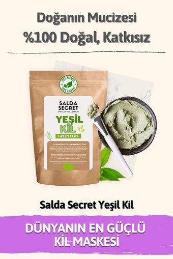 Salda Secret Indian Healing Clay Killi Toz Yüz Maskesi 2x1000 gr