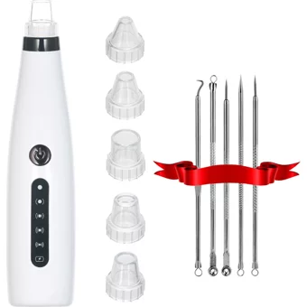 Buyfun Şarjlı Vakumlu Siyah Nokta Temizleme Aleti Beyaz Siyah