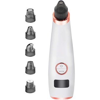 Jarke Led Ekranlı Şarjlı Vakumlu Siyah Nokta Temizleme Aleti Rose Gold