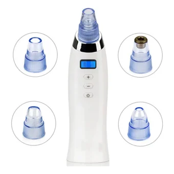 Buffer Led Ekranlı Şarjlı Vakumlu Siyah Nokta Temizleme Aleti Beyaz