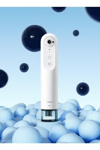 Xiaomi Inface X20 Makro Şarjlı Vakumlu Siyah Nokta Temizleme Aleti Beyaz