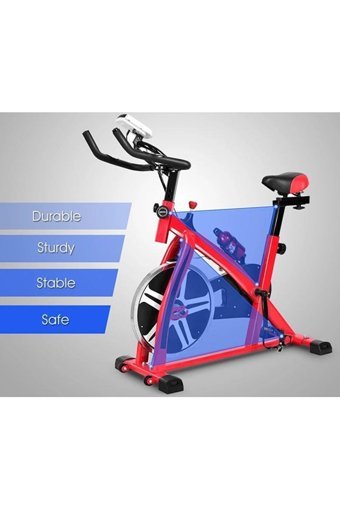 Pekial Spin Bike Manuel Koltuklu Mekanik Dikey Kondisyon Bisikleti Siyah