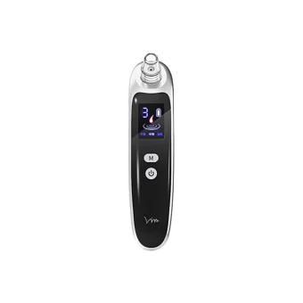 Jessieyou Mall Blackhead Remover Led Ekranlı Şarjlı Vakumlu Siyah Nokta Temizleme Aleti Siyah