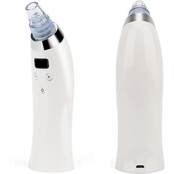 Jessieyou Mall Mini Led Ekranlı Şarjlı Vakumlu Siyah Nokta Temizleme Aleti Beyaz