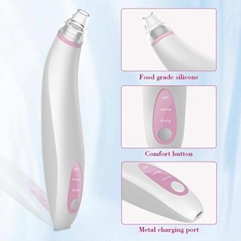 Xinh Şarjlı Vakumlu Siyah Nokta Temizleme Aleti Açık Pembe Beyaz