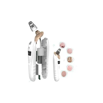 Jessieyou Mall Blackhead Remover Led Ekranlı Şarjlı Vakumlu Siyah Nokta Temizleme Aleti Beyaz Bronz