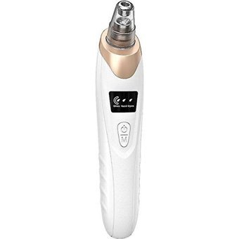 Jessieyou Mall Blackhead Remover Led Ekranlı Şarjlı Vakumlu Siyah Nokta Temizleme Aleti Beyaz Bronz