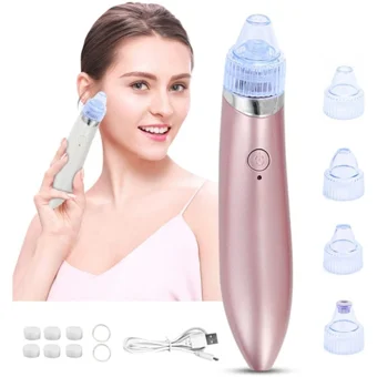 Beautiful XN-8030 Şarjlı Vakumlu Siyah Nokta Temizleme Aleti Pembe