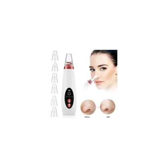 Xinh USB Led Ekranlı Şarjlı Vakumlu Siyah Nokta Temizleme Aleti Beyaz Pembe