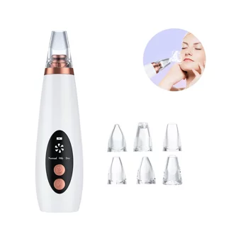 Jarke Led Ekranlı Şarjlı Vakumlu Siyah Nokta Temizleme Aleti Beyaz Bronz
