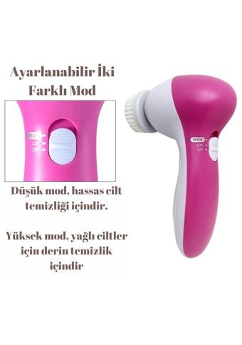 Buffer Pilli Vakumlu Siyah Nokta Temizleme Aleti Pembe