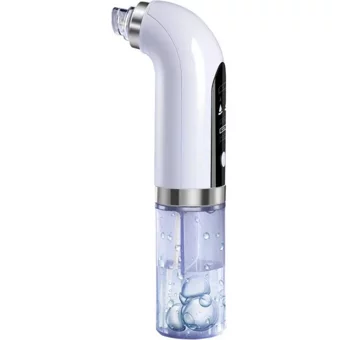 Shopfocus Led Ekranlı Buharlı Şarjlı Vakumlu Siyah Nokta Temizleme Aleti Beyaz