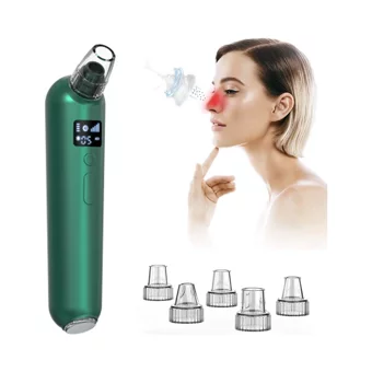 Jarke Led Ekranlı Şarjlı Vakumlu Siyah Nokta Temizleme Aleti Yeşil