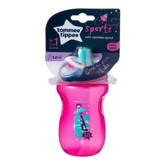 Tommee Tippee Pipetli Akıtmaz Kulpsuz 12+ Ay 300 ml Alıştırma Bardağı Pembe