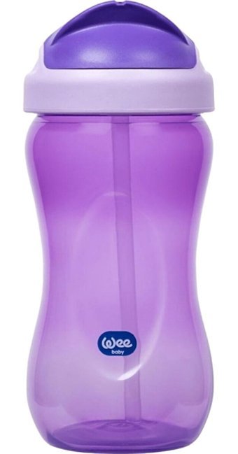 Wee Baby 761 Pipetli Akıtmaz Kulpsuz 6+ Ay 350 ml Alıştırma Bardağı Mavi