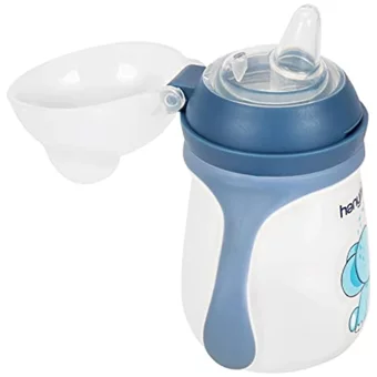 Hanymish Akıtmaz Kulplu 260 ml Alıştırma Bardağı Pembe