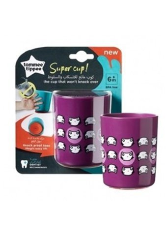Tommee Tippee Kulpsuz 12+ Ay Alıştırma Bardağı Mor