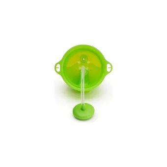Munchkin Pipetli Akıtmaz Kulpsuz 12+ Ay 296 ml Alıştırma Bardağı Mor-Yeşil