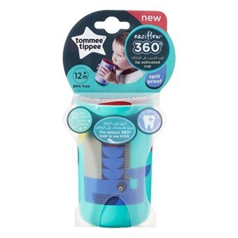 Tommee Tippee Easiflow 360 Kulpsuz 12+ Ay 250 ml Alıştırma Bardağı Yeşil