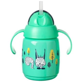 Tommee Tippee Pipetli Kulplu 6+ Ay 300 ml Alıştırma Bardağı Yeşil