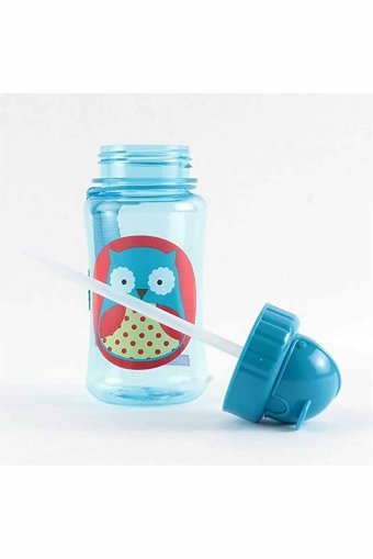 Skip Hop Pipetli Kulpsuz 350 ml Alıştırma Bardağı Mavi