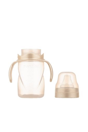 Mamajoo Akıtmaz Kulplu 6+ Ay 270 ml Alıştırma Bardağı Bej