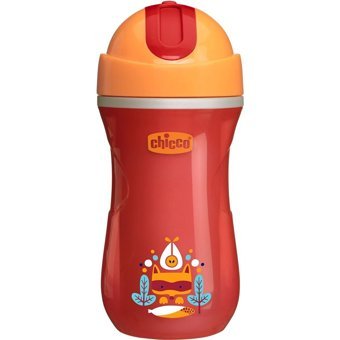 Chicco Pipetli Akıtmaz Kulpsuz 14+ Ay 266 ml Alıştırma Bardağı Mavi