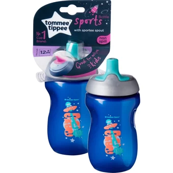 Tommee Tippee 447156 Kulplu 12+ Ay 300 ml Alıştırma Bardağı Lacivert