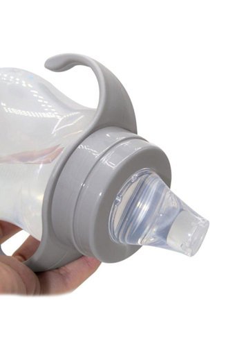 Babyjem Kulpsuz 6+ Ay 250 ml Alıştırma Bardağı Gri