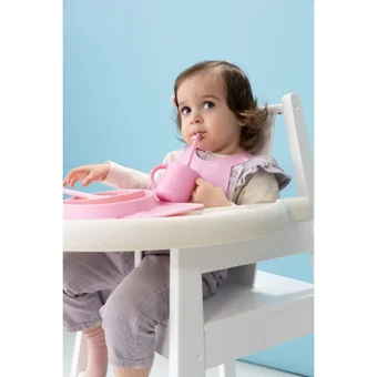 Wee Baby 926 Kulplu 6+ Ay 200 ml Alıştırma Bardağı Pembe