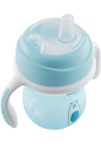 Chicco Akıtmaz Kulplu 4+ Ay 200 ml Alıştırma Bardağı Mavi