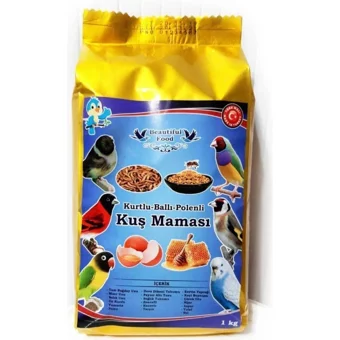 Beautiful Food Kabuklu Ballı Vitaminli Kuş Yemi 1 kg