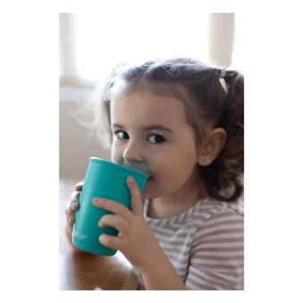 Bblüv Akıtmaz Kulplu 240 ml Alıştırma Bardağı Mavi