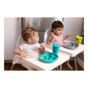 Bblüv Akıtmaz Kulplu 240 ml Alıştırma Bardağı Mavi