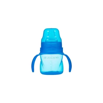 Mamajoo Akıtmaz Kulplu 6+ Ay 160 ml Alıştırma Bardağı Mavi
