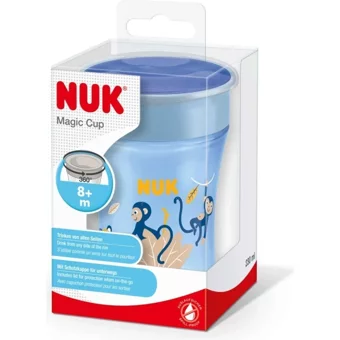 Nuk Pipetli Akıtmaz Kulpsuz 230 ml Alıştırma Bardağı