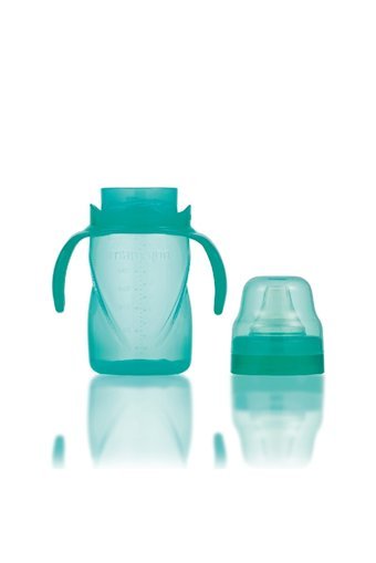 Mamajoo Akıtmaz Kulplu 6+ Ay 270 ml Alıştırma Bardağı Yeşil
