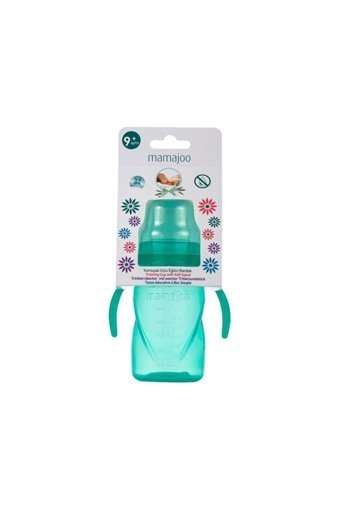 Mamajoo Akıtmaz Kulplu 6+ Ay 270 ml Alıştırma Bardağı Yeşil