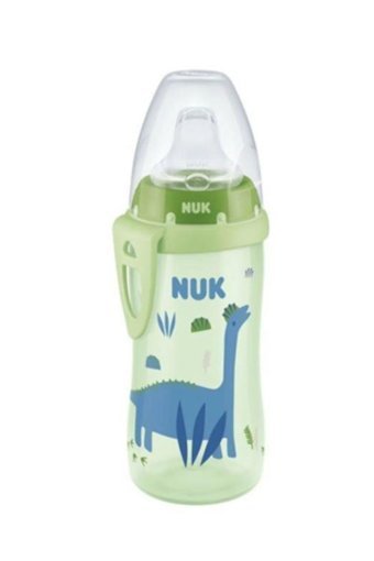 Nuk Pipetli Akıtmaz Kulplu 12+ Ay 300 ml Alıştırma Bardağı Yeşil