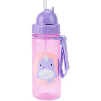 Skip Hop Narwhal Pipetli Kulpsuz 384 ml Alıştırma Bardağı Pembe