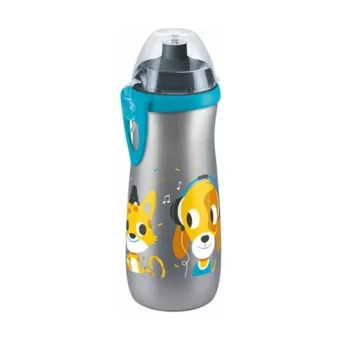 Nuk Pipetli Akıtmaz Kulpsuz 36+ Ay 450 ml Alıştırma Bardağı Gri