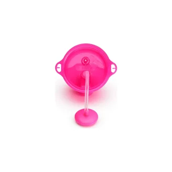 Munchkin Pipetli Akıtmaz Kulpsuz 12+ Ay 296 ml Alıştırma Bardağı Mor-Pembe
