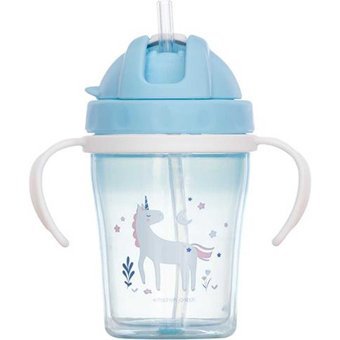 Stephen Joseph Pipetli Kulplu 36+ Ay 354 ml Alıştırma Bardağı Mavi
