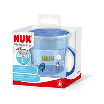 Nuk Akıtmaz Kulplu 6+ Ay 160 ml Alıştırma Bardağı Beyaz
