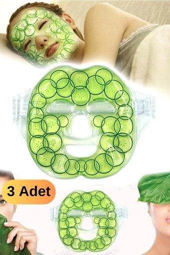 Utelips Migren Ve Yüz Kas Ağrısı Giderici Jel Yüz Maskesi 3 Adet