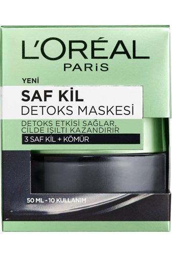 L'Oreal Paris Detoks Killi Jel Yüz Maskesi 50 ml