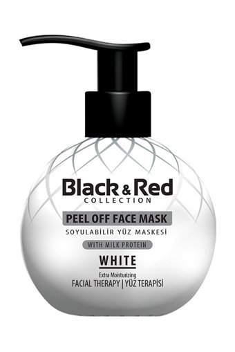 Black & Red Beyaz+Çikolatalı Killi Soyulabilir Krem Yüz Maskesi 250 ml+400 gr