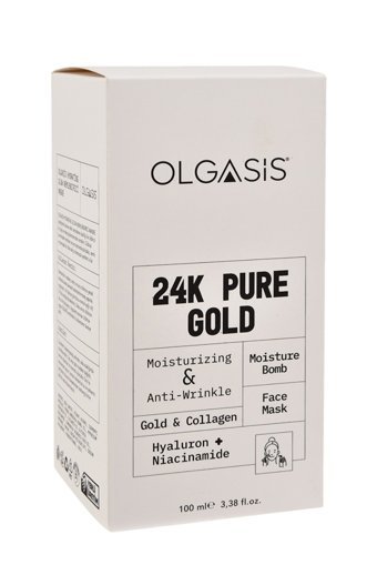 Olgasis 24k Gold Mask Collagen Killi Nemlendiricili Krem Yüz Maskesi 100 ml