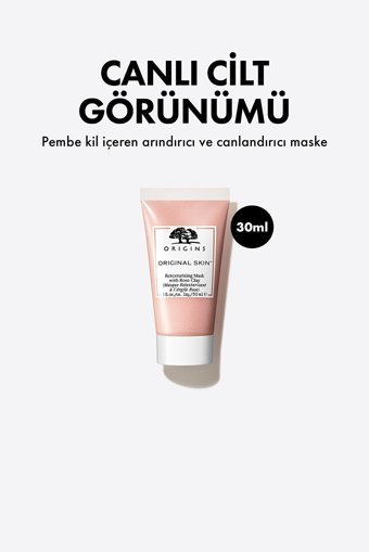 Origins Original Skin Pembe Kil İçerikli Killi Krem Yüz Maskesi 30 ml